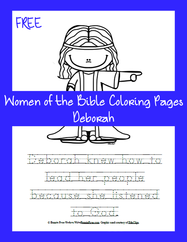 deborah judges 4 coloring pages - photo #34