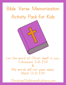 FREE Bible Verse Memorization Activities for Kids