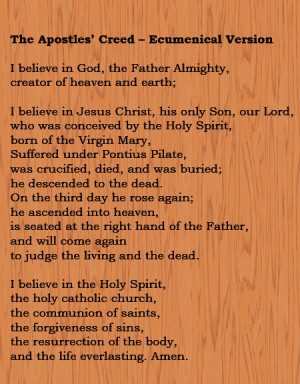 The Apostles Creed – Christian Children's Authors