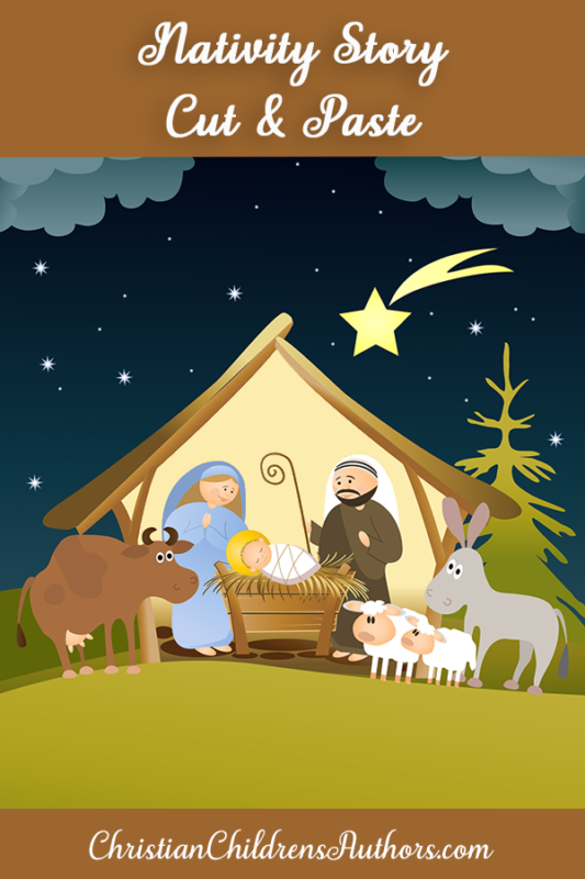 Free Nativity Story Cut and Paste Activity – Christian Children's Authors