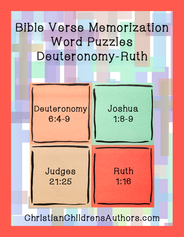 Bible Verse Word Puzzles, Vol. 2: Deuteronomy-Ruth – Christian Children ...